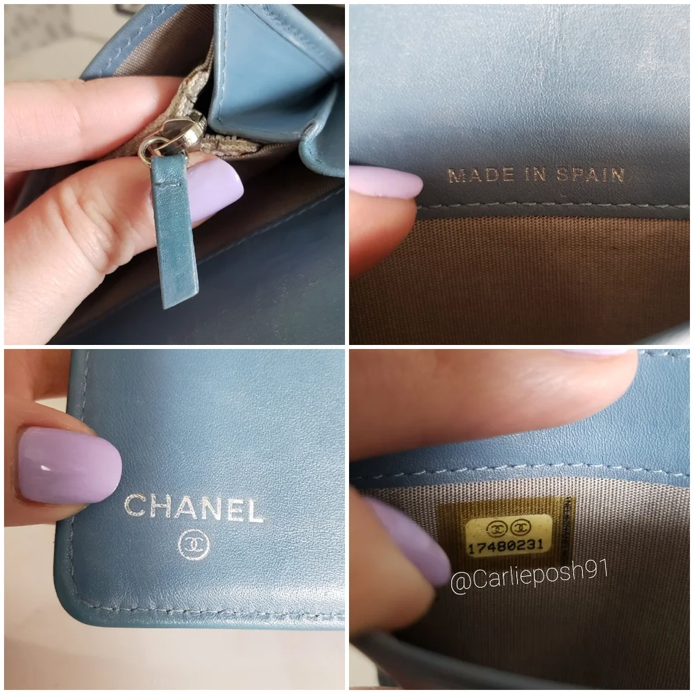 **SOLD** Authentic Pre-owned Chanel Caviar Timeless Bi-Fold Wallet - Picture 14 of 15